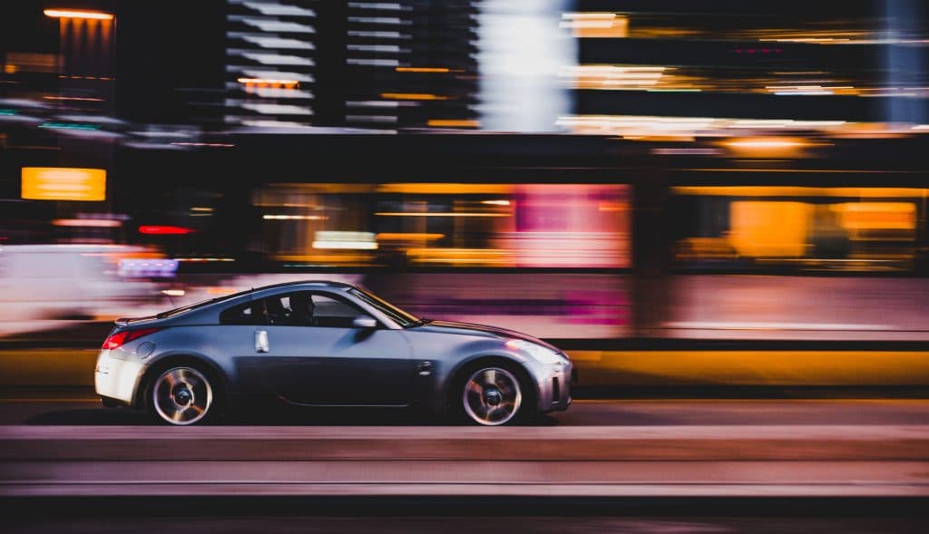 Panning motion blur photography