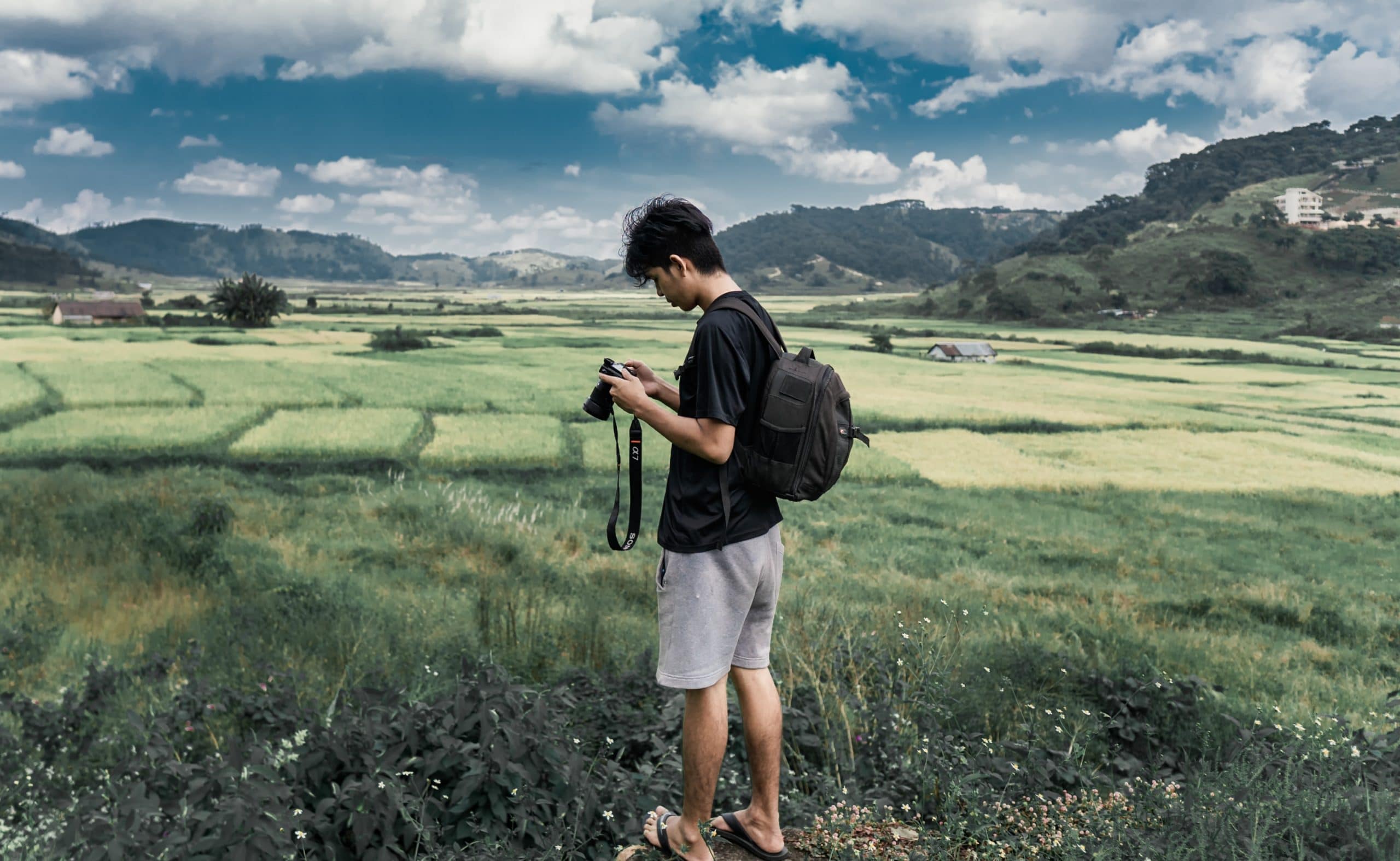 Travel Photographer taking photos - Tips for travel Photography