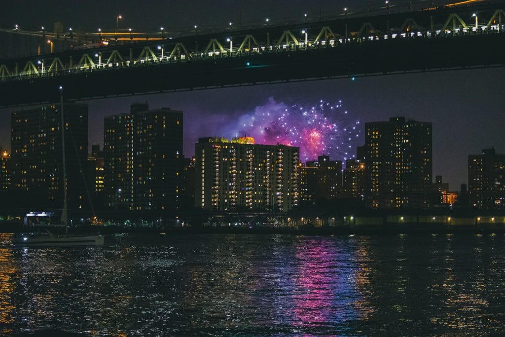 Urban Landscape photography tips with fireworks