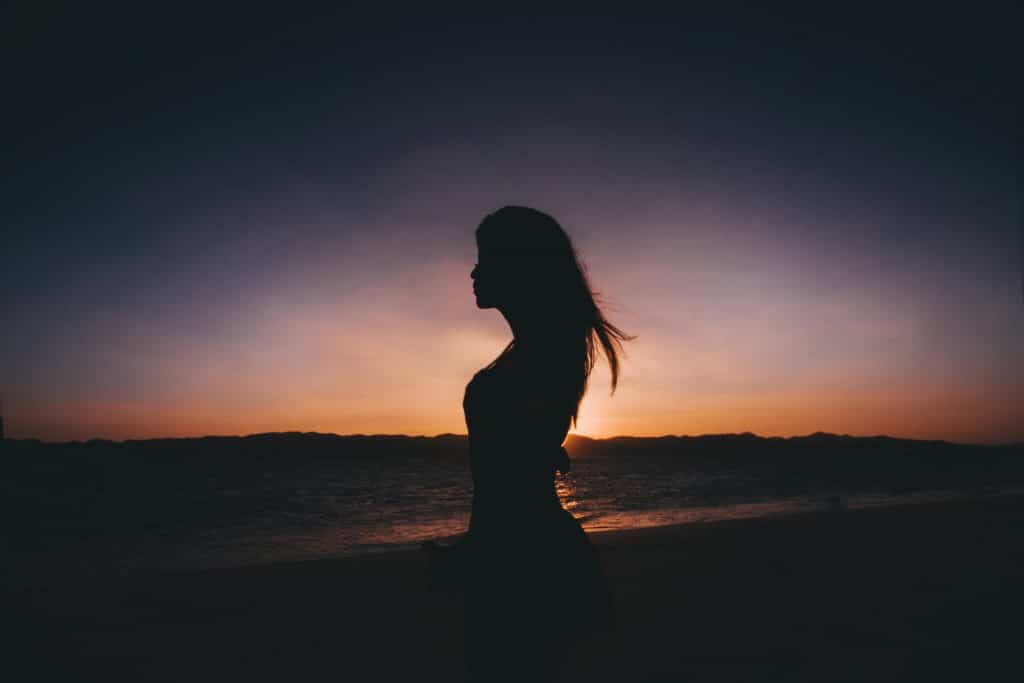 silhouette of a girl - How to do silhouette photography