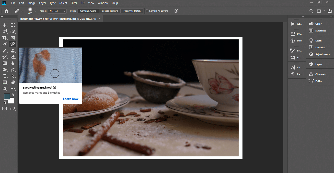 How to Use Spot Healing Brush Tool Lightroom Tutorials