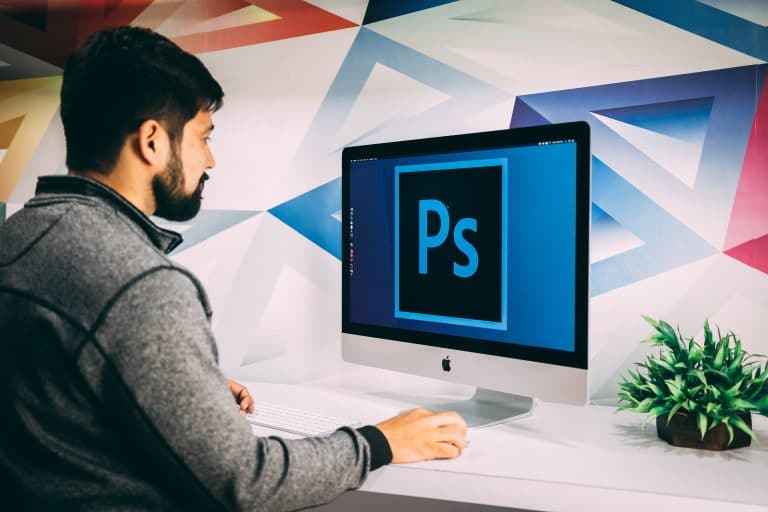 Man using Photoshop - How to Remove an Object in Photoshop