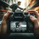 DSLR camera in shutter priority mode showcasing fast-moving objects, low-light scenes.