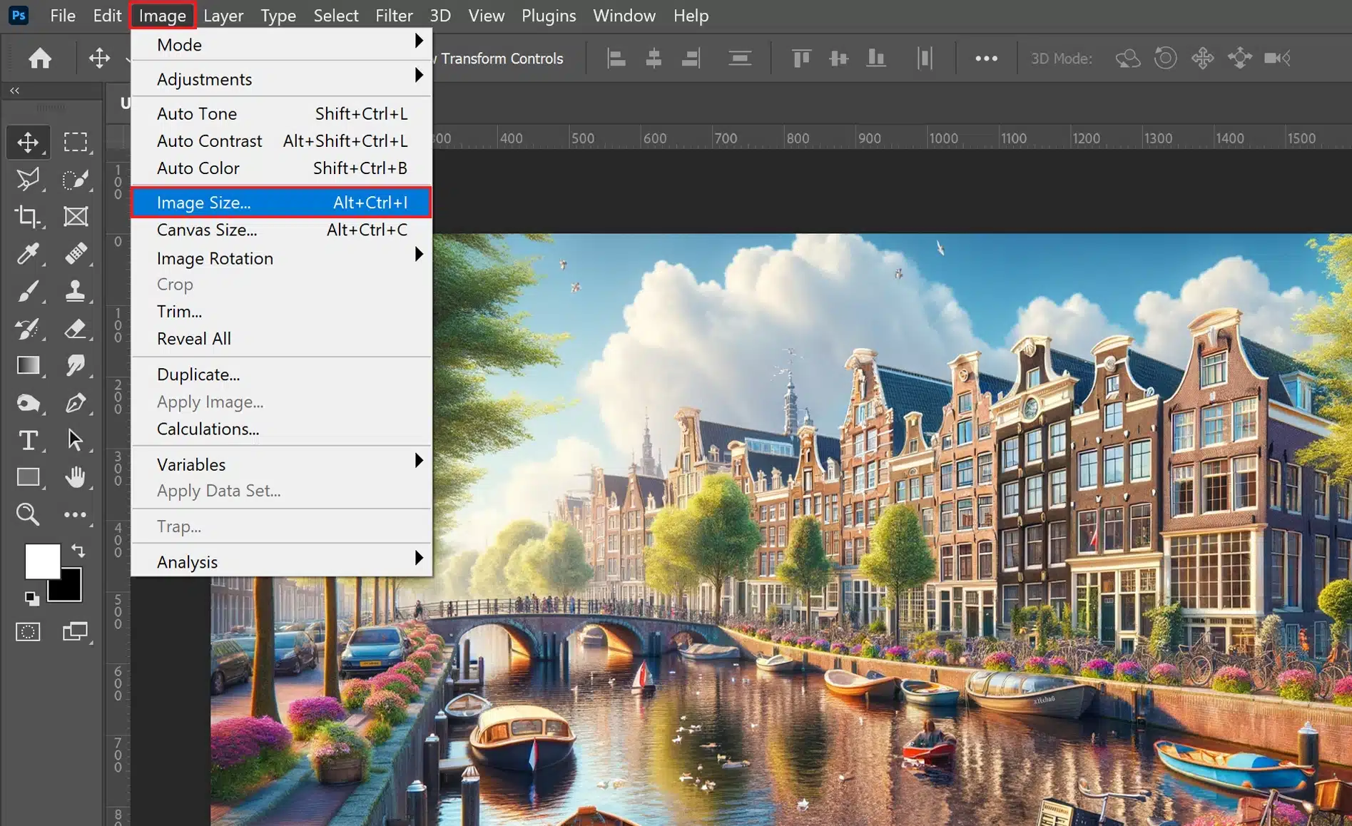 Editing Amsterdam Perfecting Urban Beauty in Photoshop