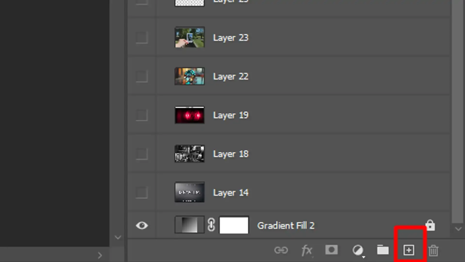 How to add a new layer in Photoshop