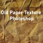 Detailed old paper texture with a crumpled, aged appearance