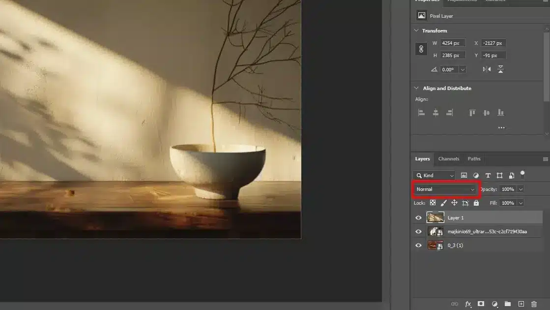 Photoshop interface demonstrating different blend modes for a High Pass filter layer.