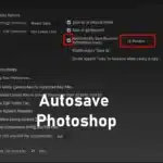 Autosave settings in Photoshop preferences