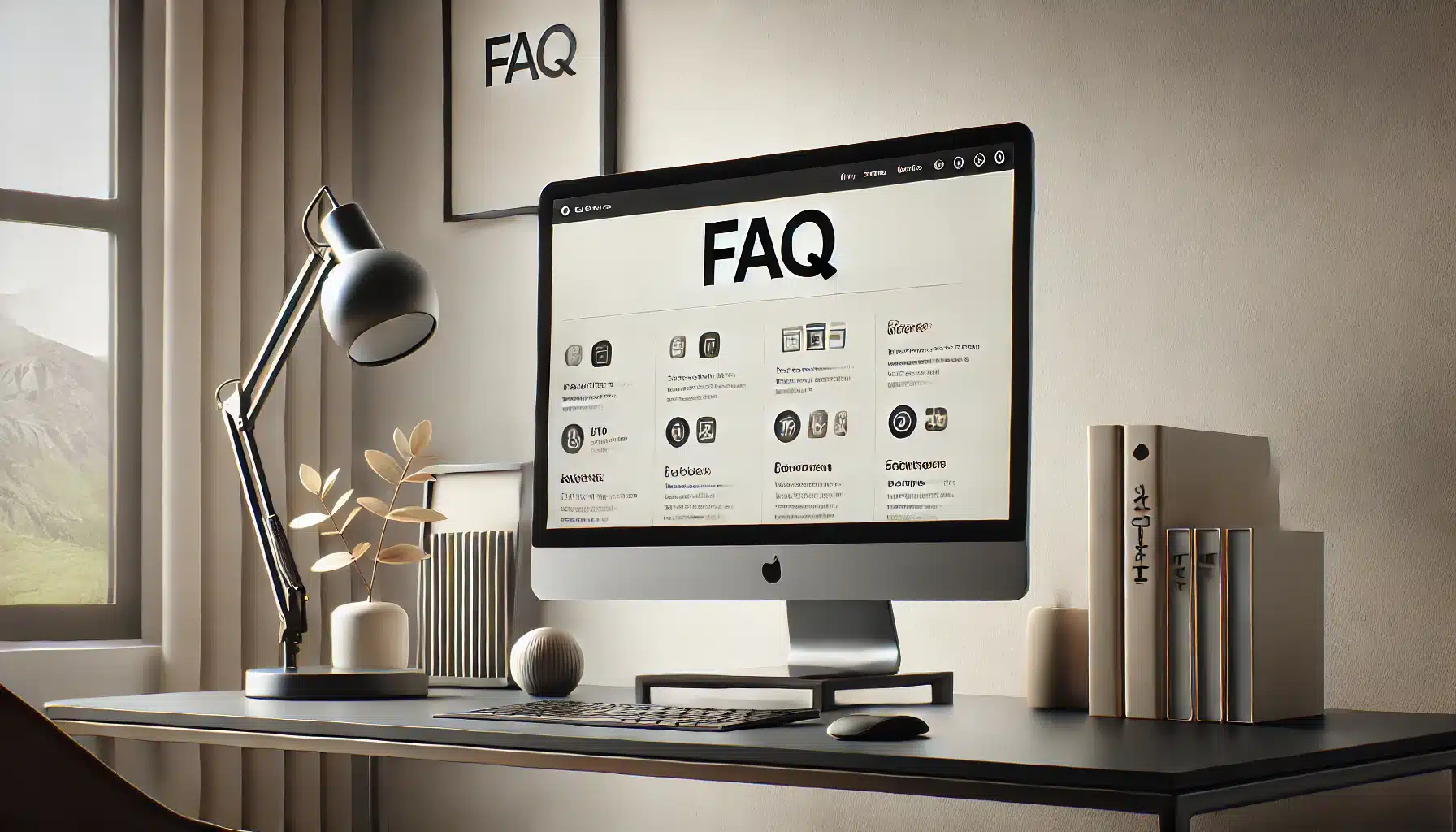 FAQ section about resolution for web images displayed on a computer screen