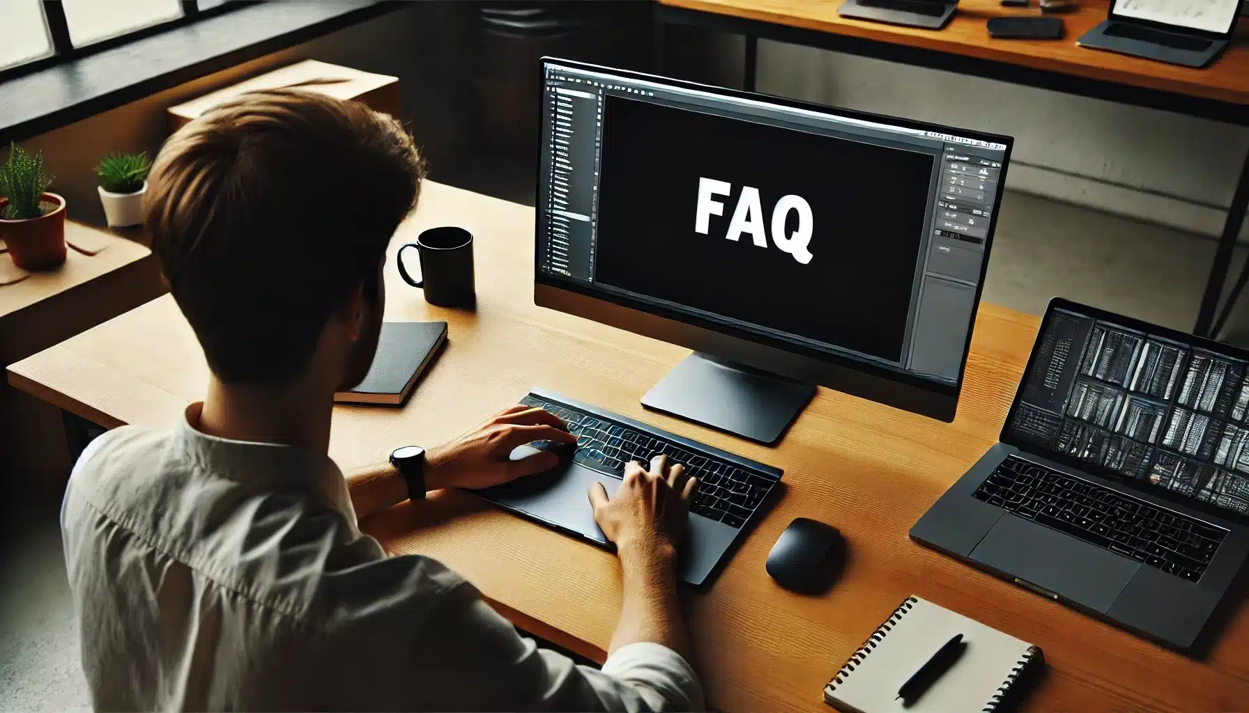 FAQ on how to move an image in Photoshop displayed on a computer screen