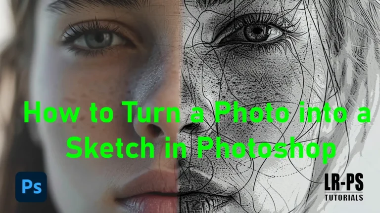 How to Turn a Photo into a Sketch in Photoshop