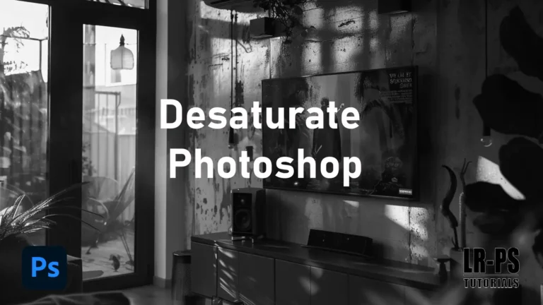 Desaturate Photoshop process guide