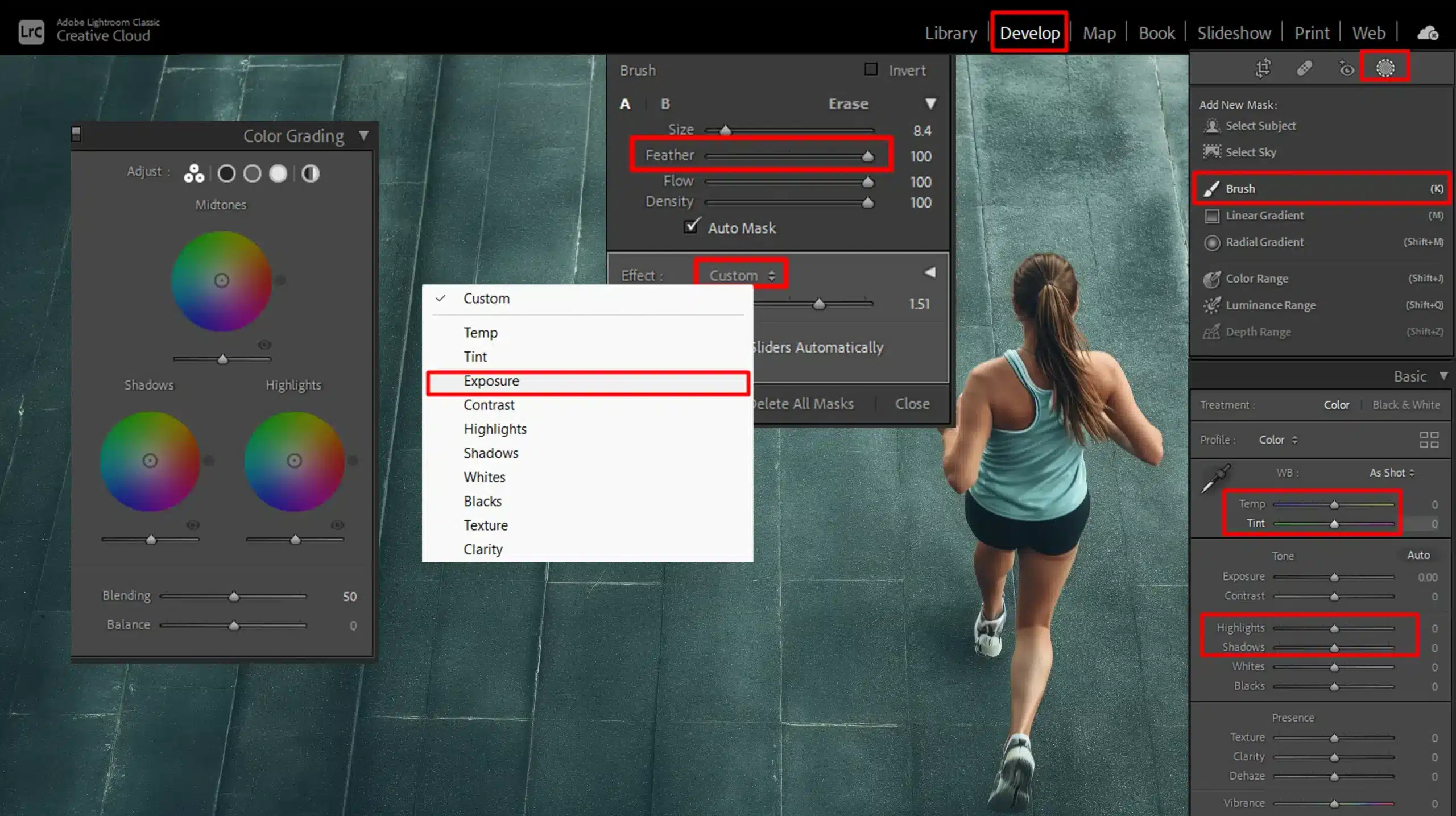 Editing shadows and highlights in LR Classic to create natural, balanced images