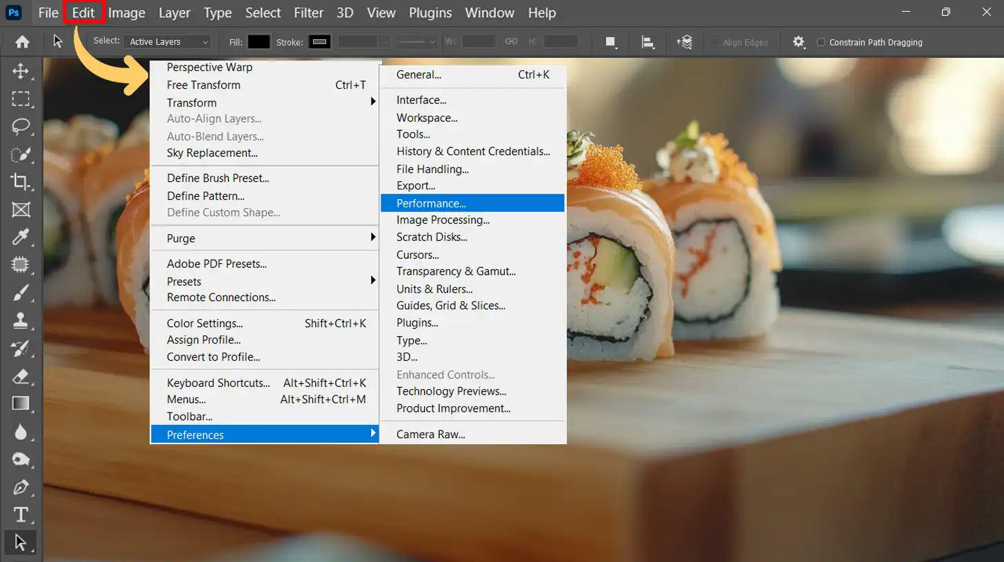 Adjusting configuration adjustments in Ps