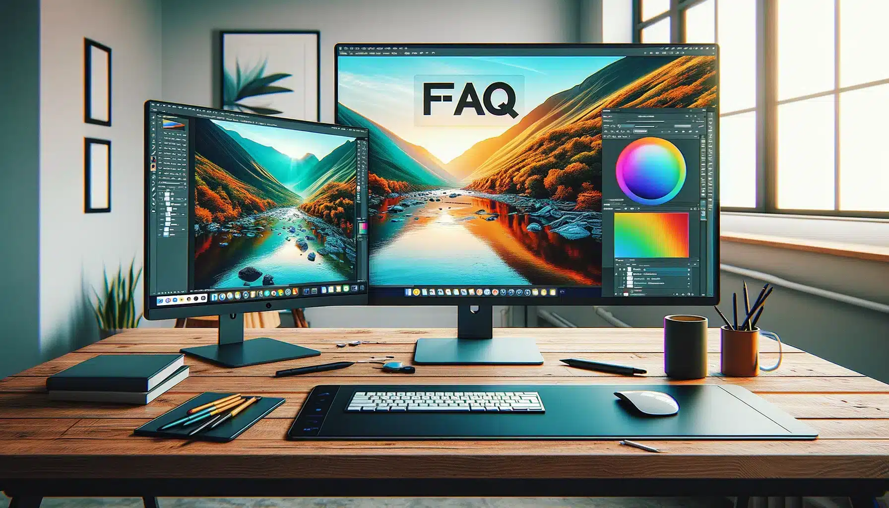 FAQ image of layers in a Photoshp photo editing software