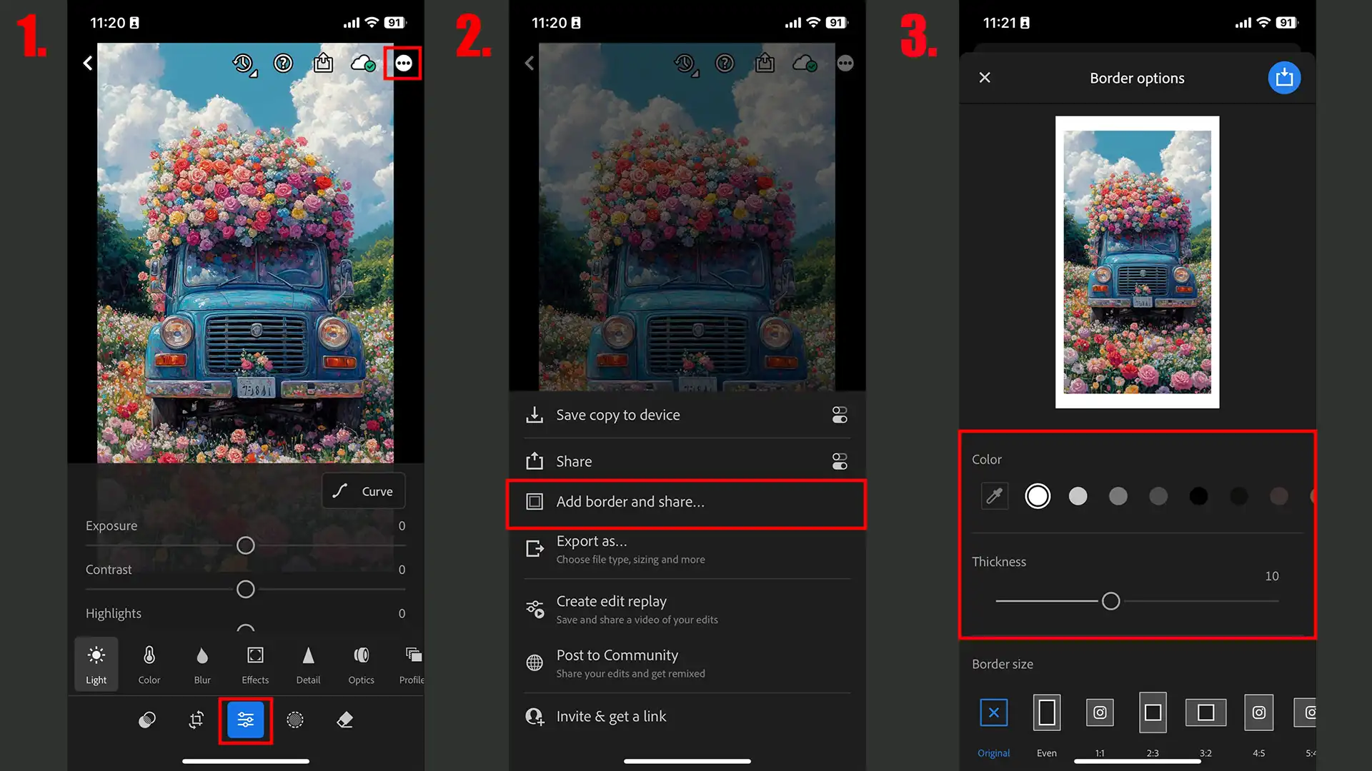 How to Perfectly Add White Borders to Photos in Lightroom Mobile