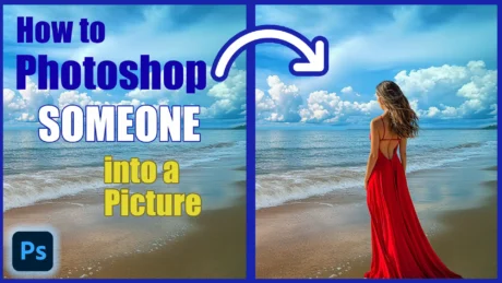 Blending a Person in a Photo - Featured image demonstrating image editing in Ps