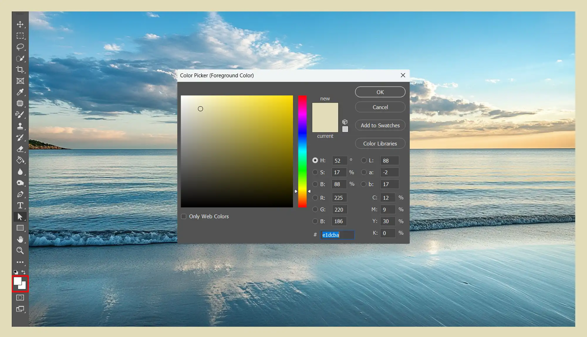 Previewing and applying canvas changes in Photoshop