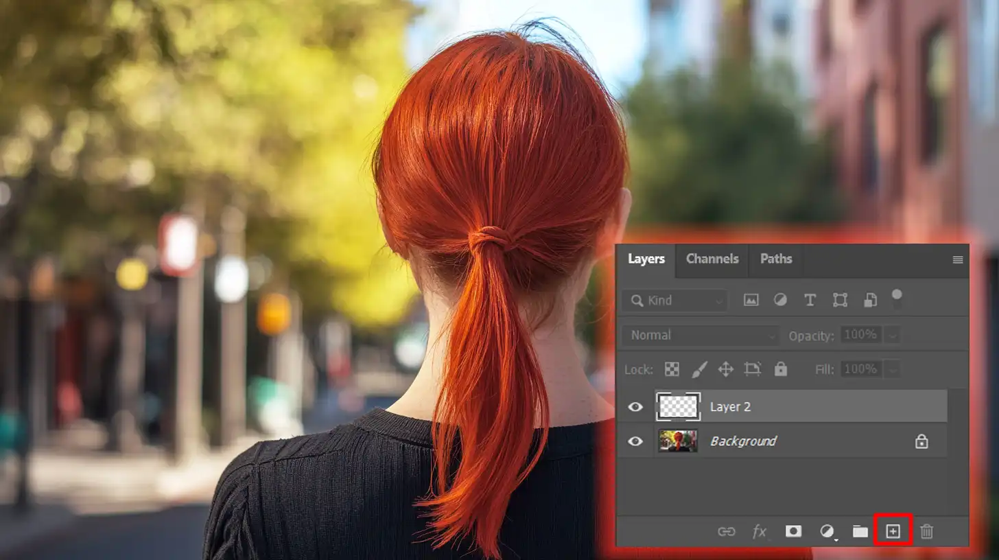 Ps Layers panel displaying multiple layers for organized editing