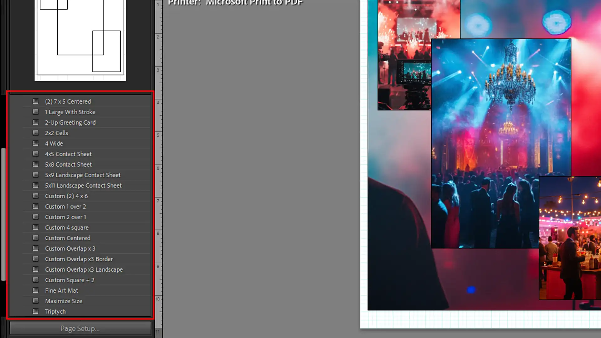 Using Presets for Creating Consistent Collages in Lightroom