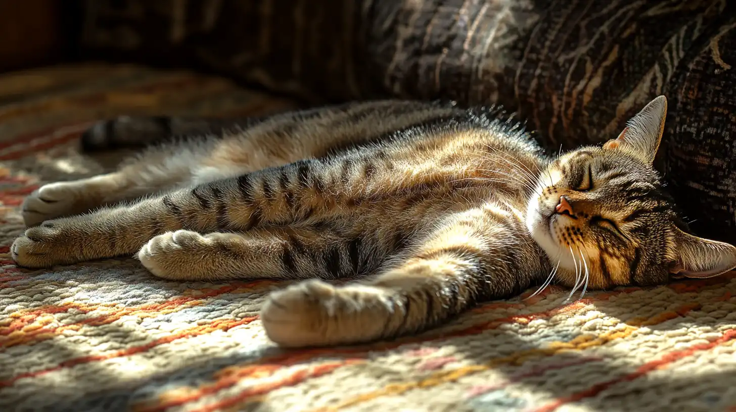 A sleeping cat captured silently using an electronic shutter