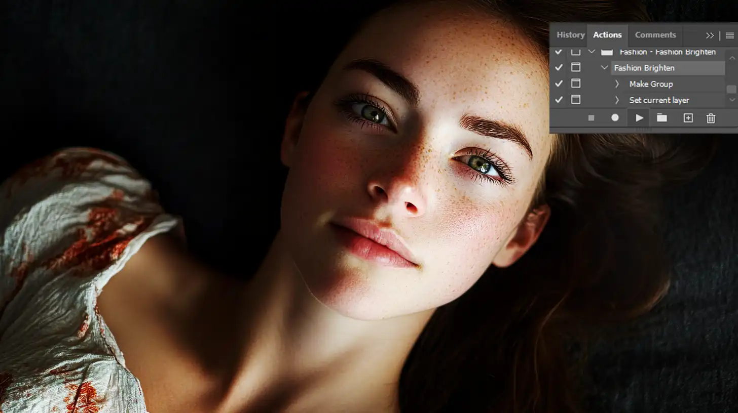 Starting with Photoshop Actions for Portraits