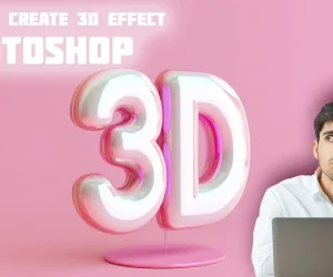 Three-Dimensional filter- FAQ section image on creating three-holographic visuals in Ps